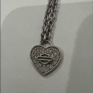 Authentic Harley Davidson Silver Necklace